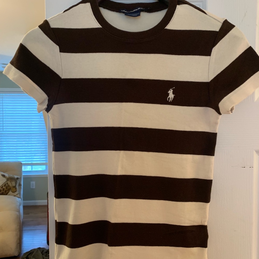 Woman’s Striped Ralph Lauren Tee
